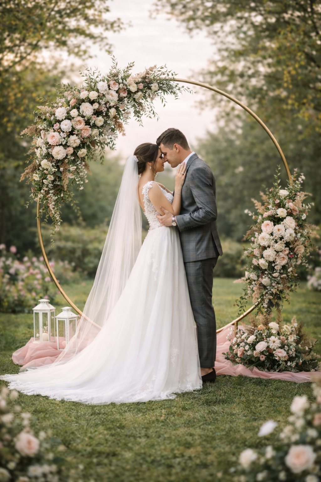 Stelaż ślubny koło